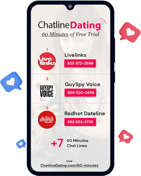 chatline usa 60 minutes|my chatlines free trial.